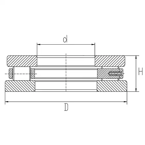Thrust roller bearings结构图