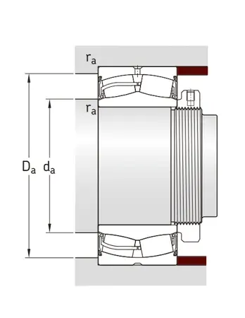 Sealed self-aligning roller bearingsStructure diagram